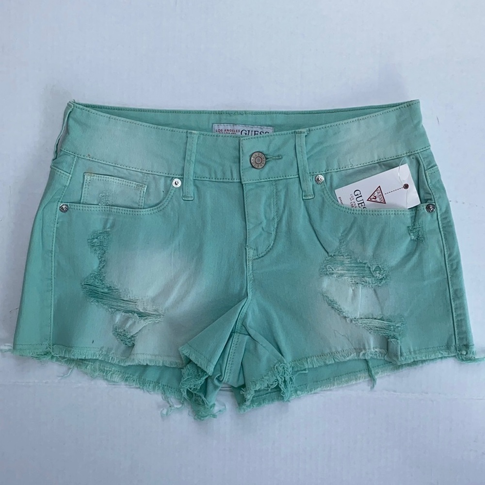 New GUESS Destroyed Women's Shorts SZ 27